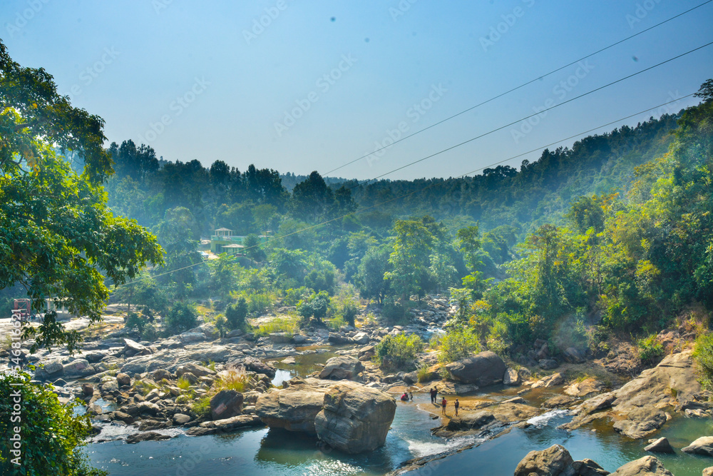 jonha waterfall Mountain view at jharkhand